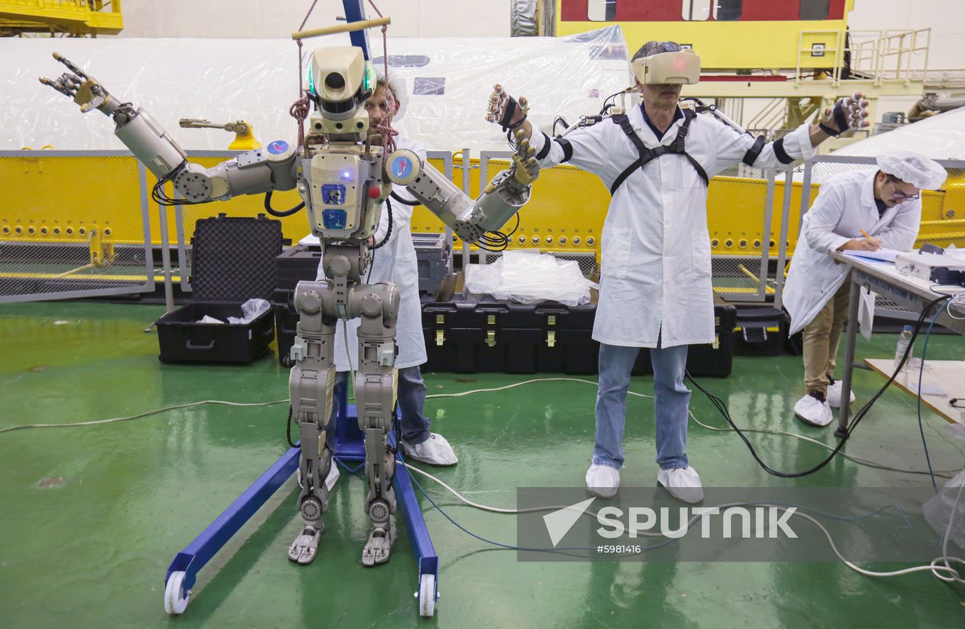 Kazakhstan Russia Space Robot