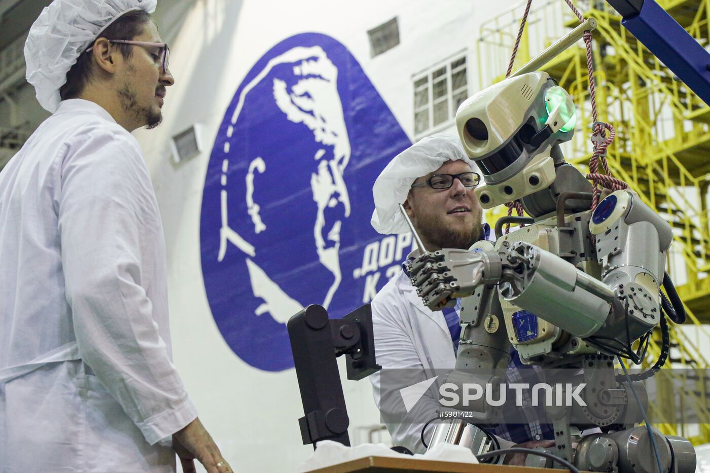 Kazakhstan Russia Space Robot