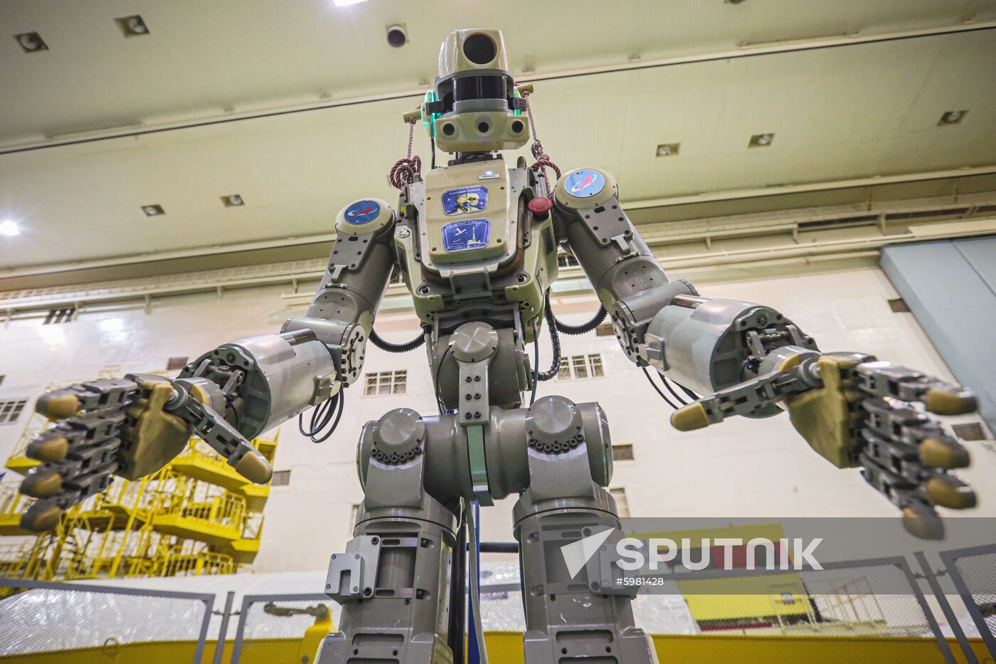 Kazakhstan Russia Space Robot