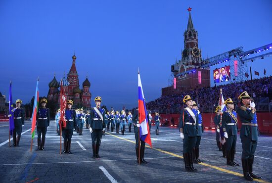 Russia Spasskaya Tower Festival Rehearsal