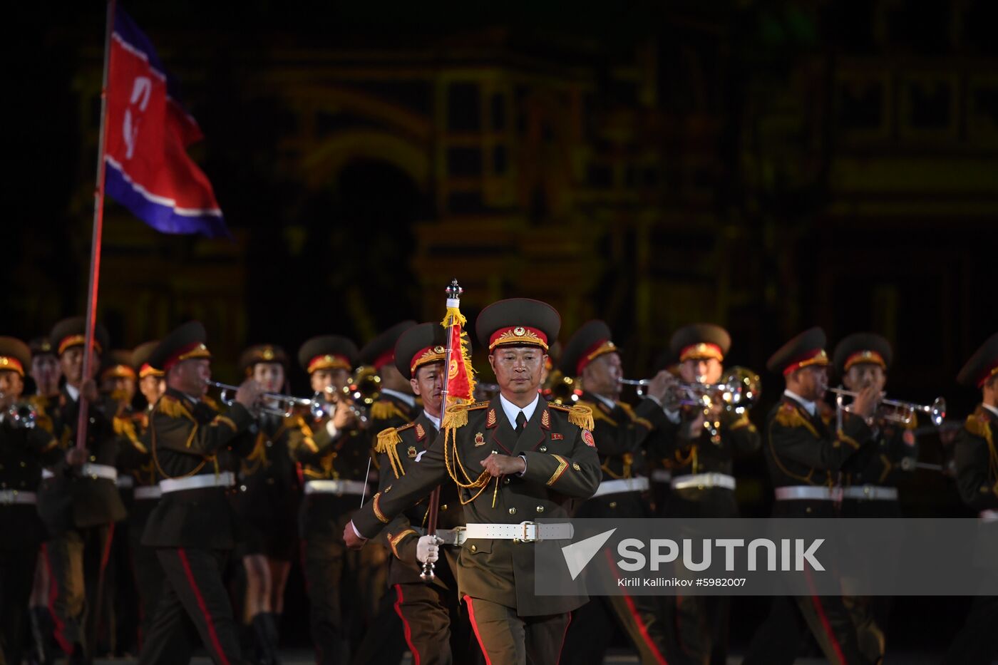 Russia Spasskaya Tower Festival Rehearsal