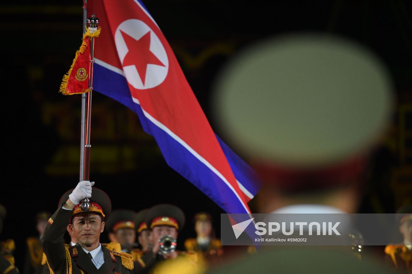 Russia Spasskaya Tower Festival Rehearsal