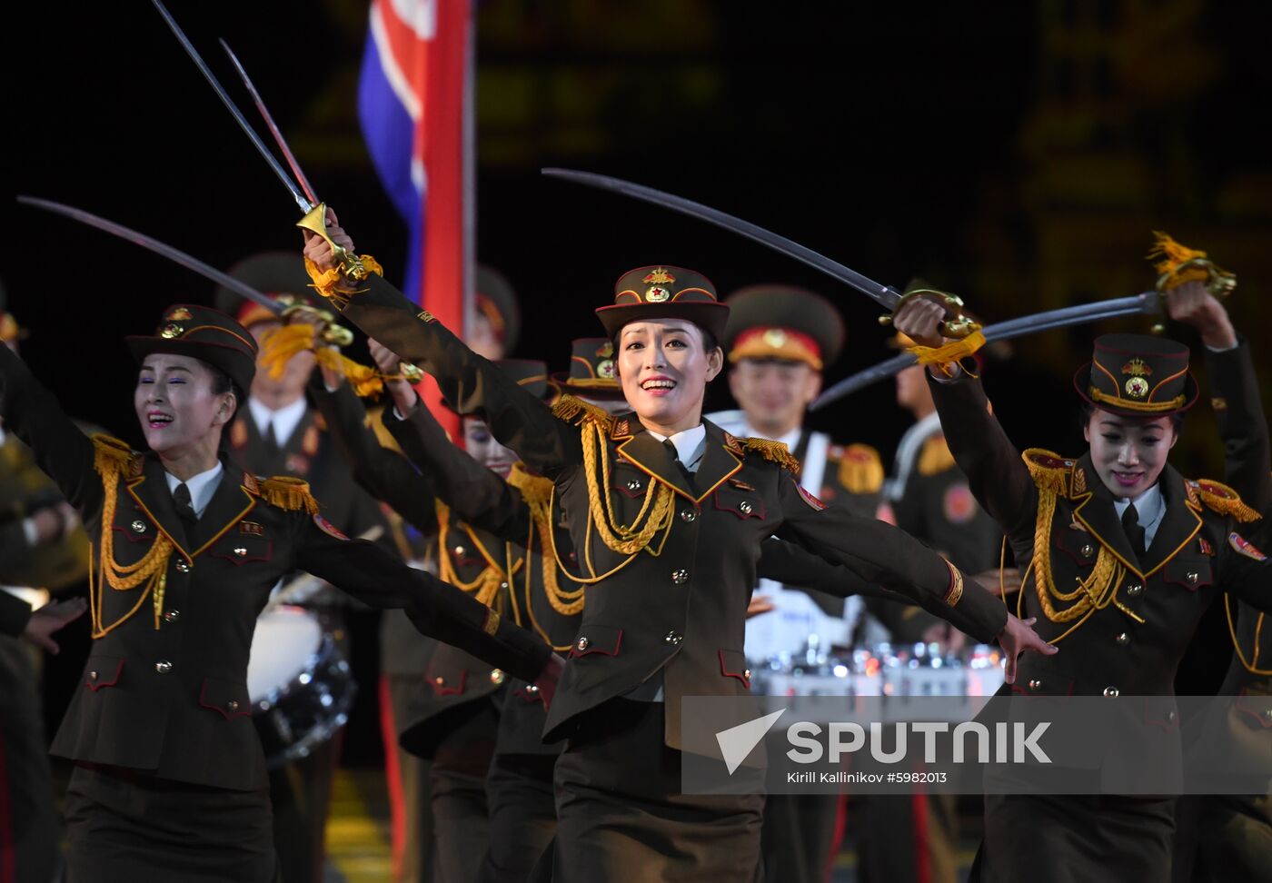 Russia Spasskaya Tower Festival Rehearsal