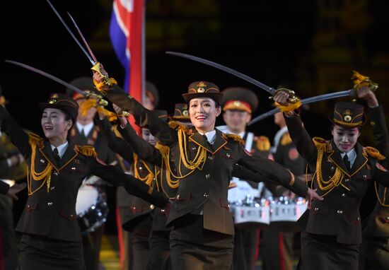 Russia Spasskaya Tower Festival Rehearsal