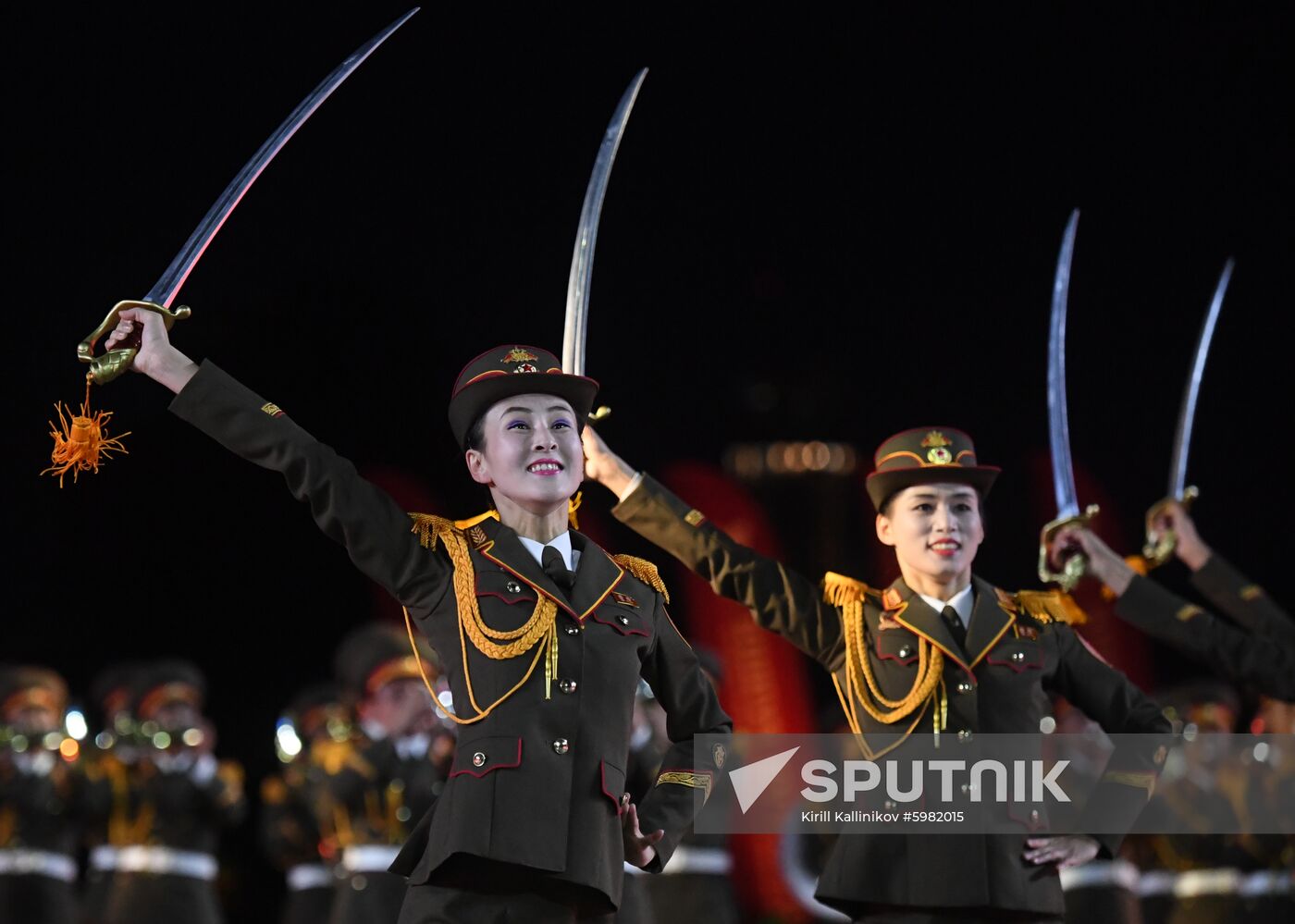 Russia Spasskaya Tower Festival Rehearsal