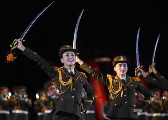 Russia Spasskaya Tower Festival Rehearsal