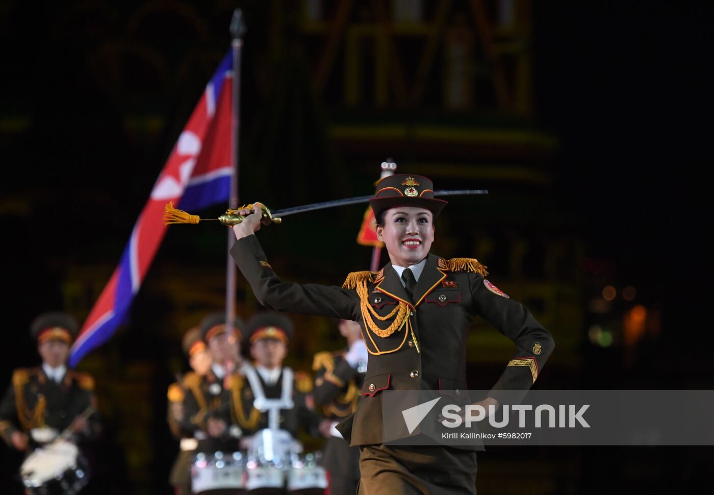 Russia Spasskaya Tower Festival Rehearsal