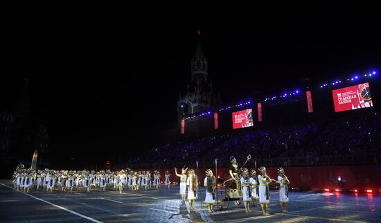 Russia Spasskaya Tower Festival Rehearsal