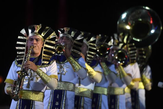 Russia Spasskaya Tower Festival Rehearsal