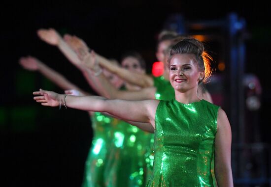 Russia Spasskaya Tower Festival Rehearsal