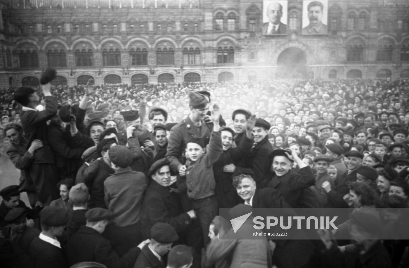 Victory Day, May 9, 1945, in Moscow