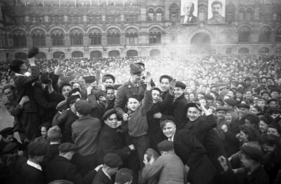 Victory Day, May 9, 1945, in Moscow
