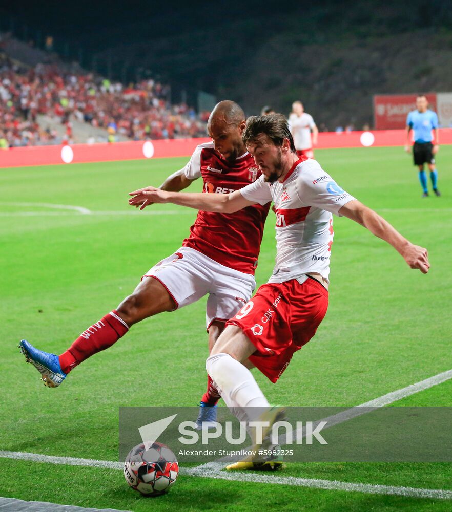 Portugal Soccer Europa League Braga - Spartak