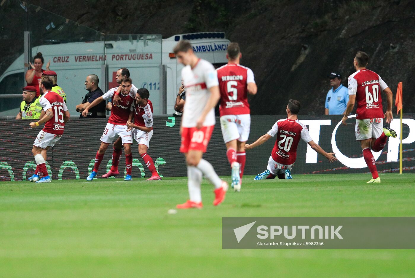 Portugal Soccer Europa League Braga - Spartak