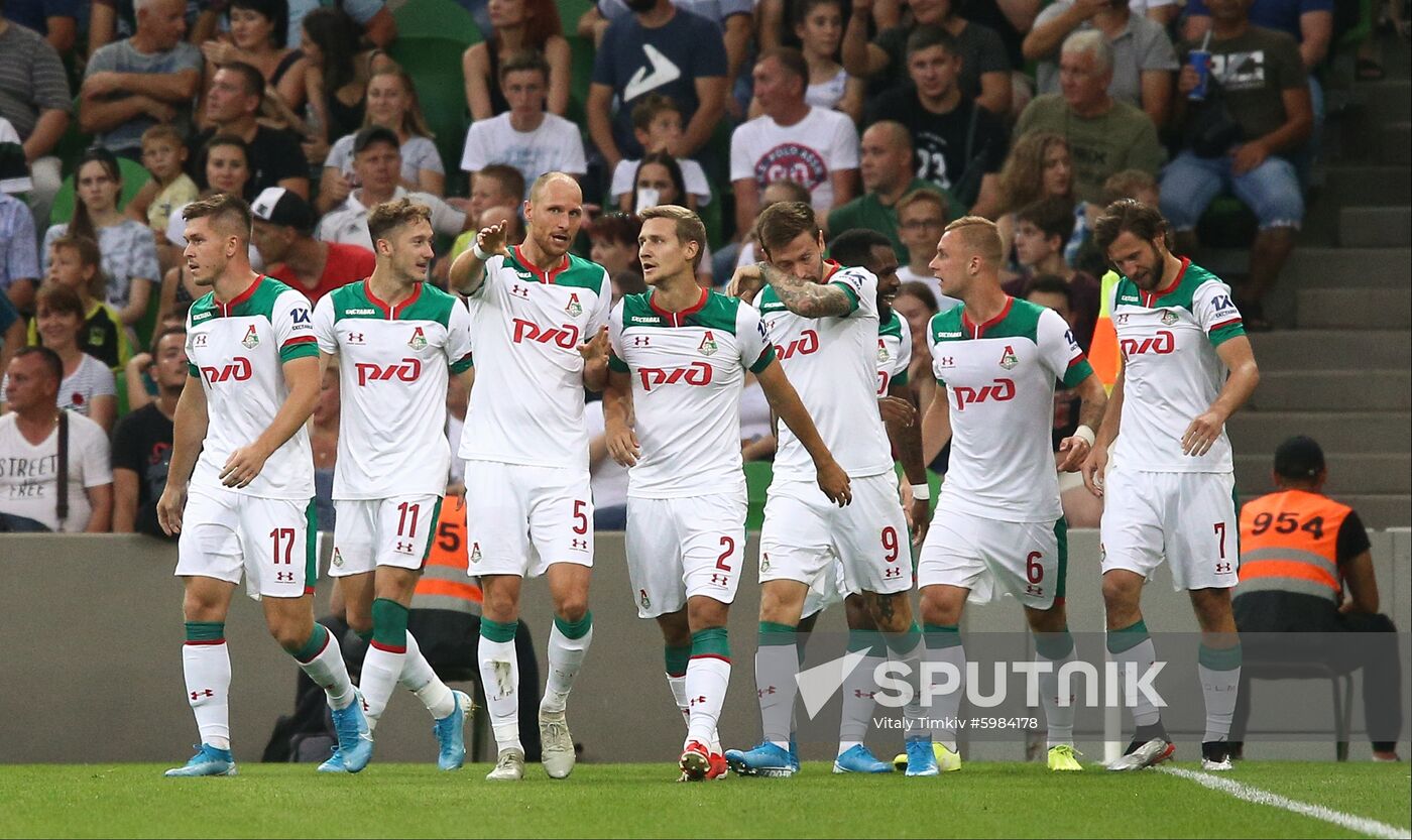 Russia Soccer Premier-League Krasnodar - Lokomotiv