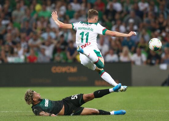 Russia Soccer Premier-League Krasnodar - Lokomotiv