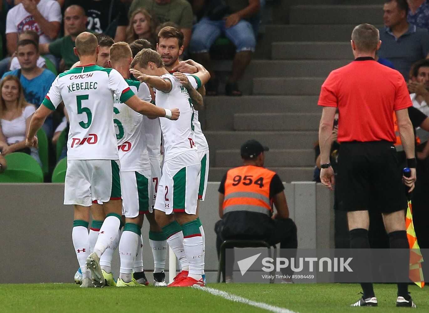 Russia Soccer Premier-League Krasnodar - Lokomotiv