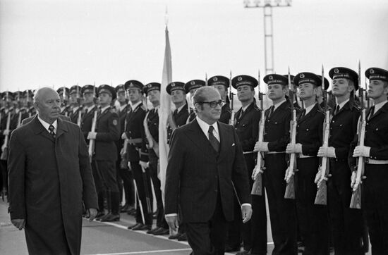 President of Portugal Francisco da Costa Gomes visits Soviet Union