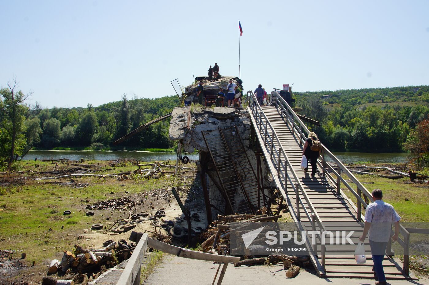 Ukraine LPR Bridge