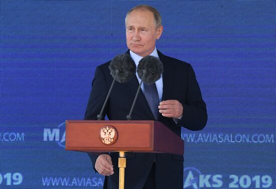 Russia MAKS Air Show Putin Erdogan