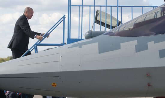 Russia MAKS Air Show Putin Erdogan