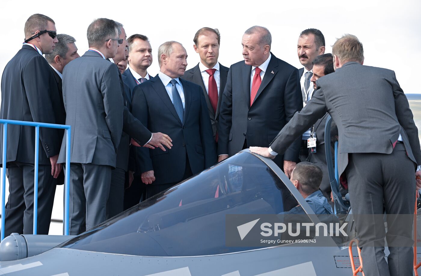 Russia MAKS Air Show Putin Erdogan