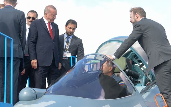 Russia MAKS Air Show Putin Erdogan