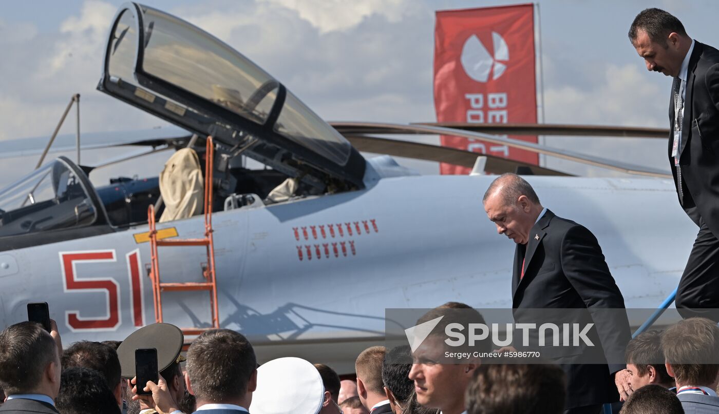 Russia MAKS Air Show Putin Erdogan