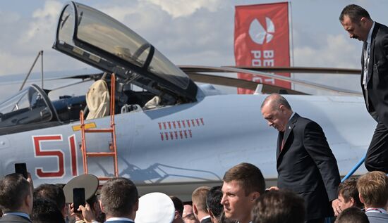 Russia MAKS Air Show Putin Erdogan