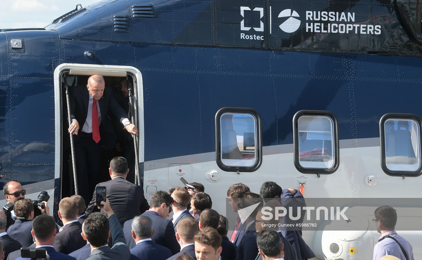 Russia MAKS Air Show Putin Erdogan