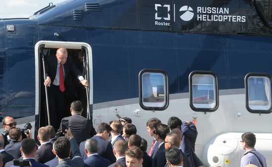 Russia MAKS Air Show Putin Erdogan