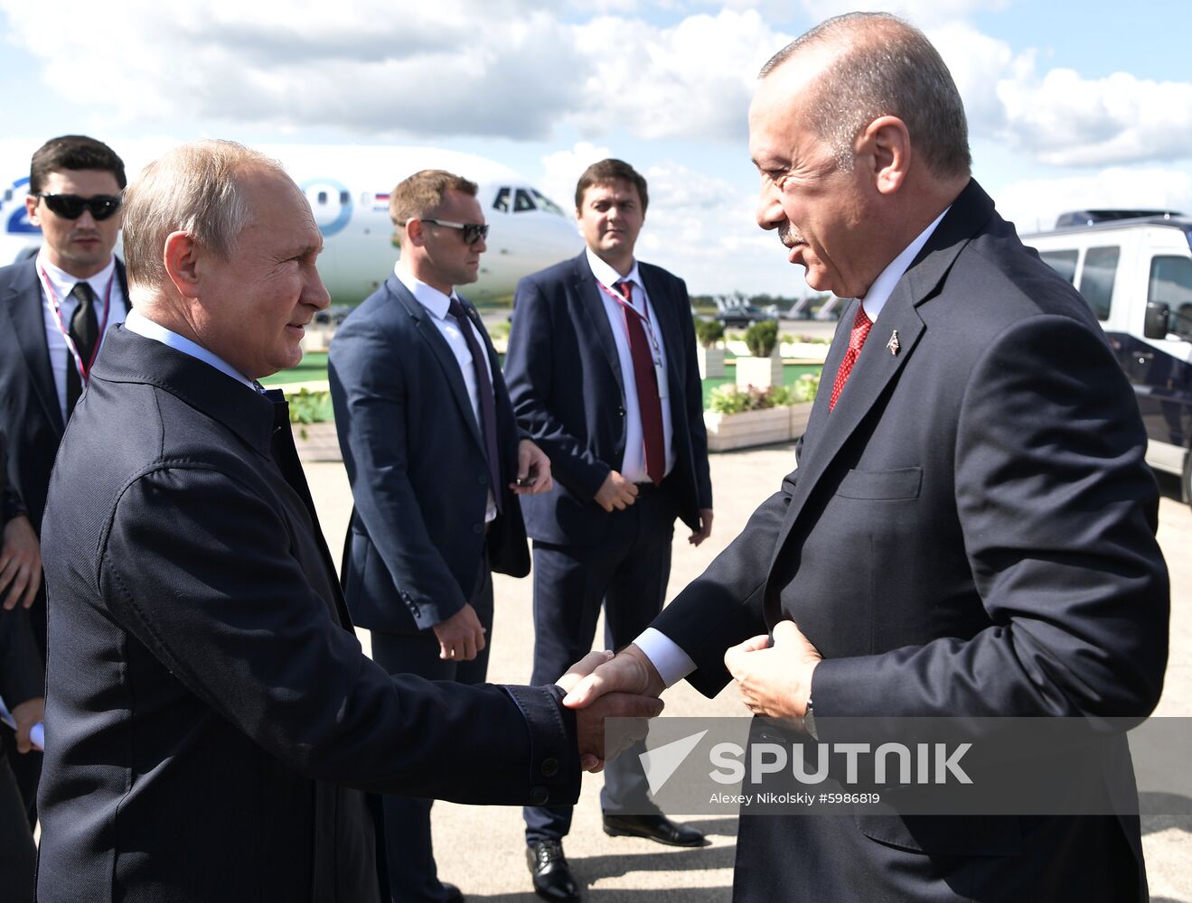 Russia MAKS Air Show Putin Erdogan