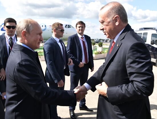 Russia MAKS Air Show Putin Erdogan