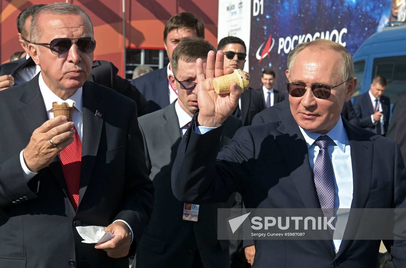 Russia MAKS Air Show Putin Erdogan