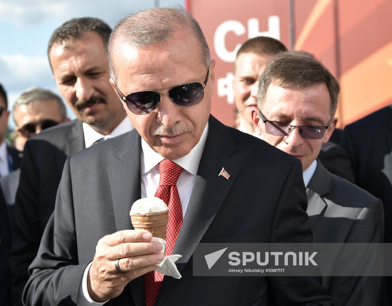 Russia MAKS Air Show Putin Erdogan