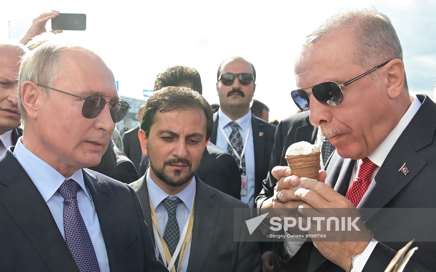 Russia MAKS Air Show Putin Erdogan