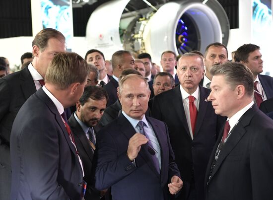 Russia MAKS Air Show Putin Erdogan