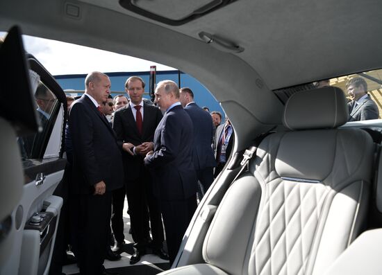 Russia MAKS Air Show Putin Erdogan