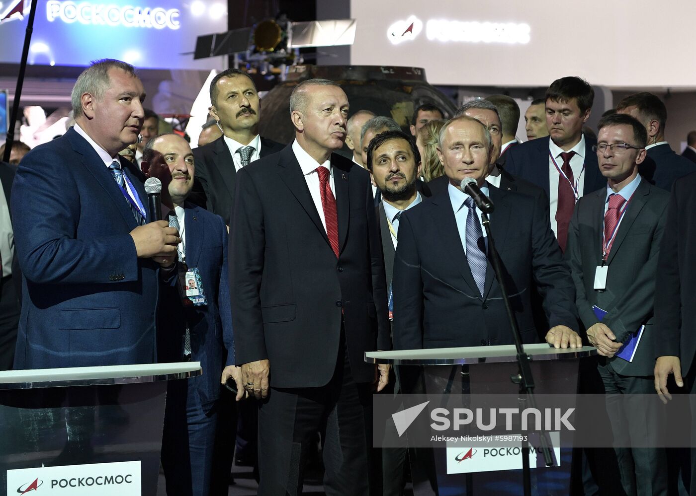 Russia MAKS Air Show Putin Erdogan