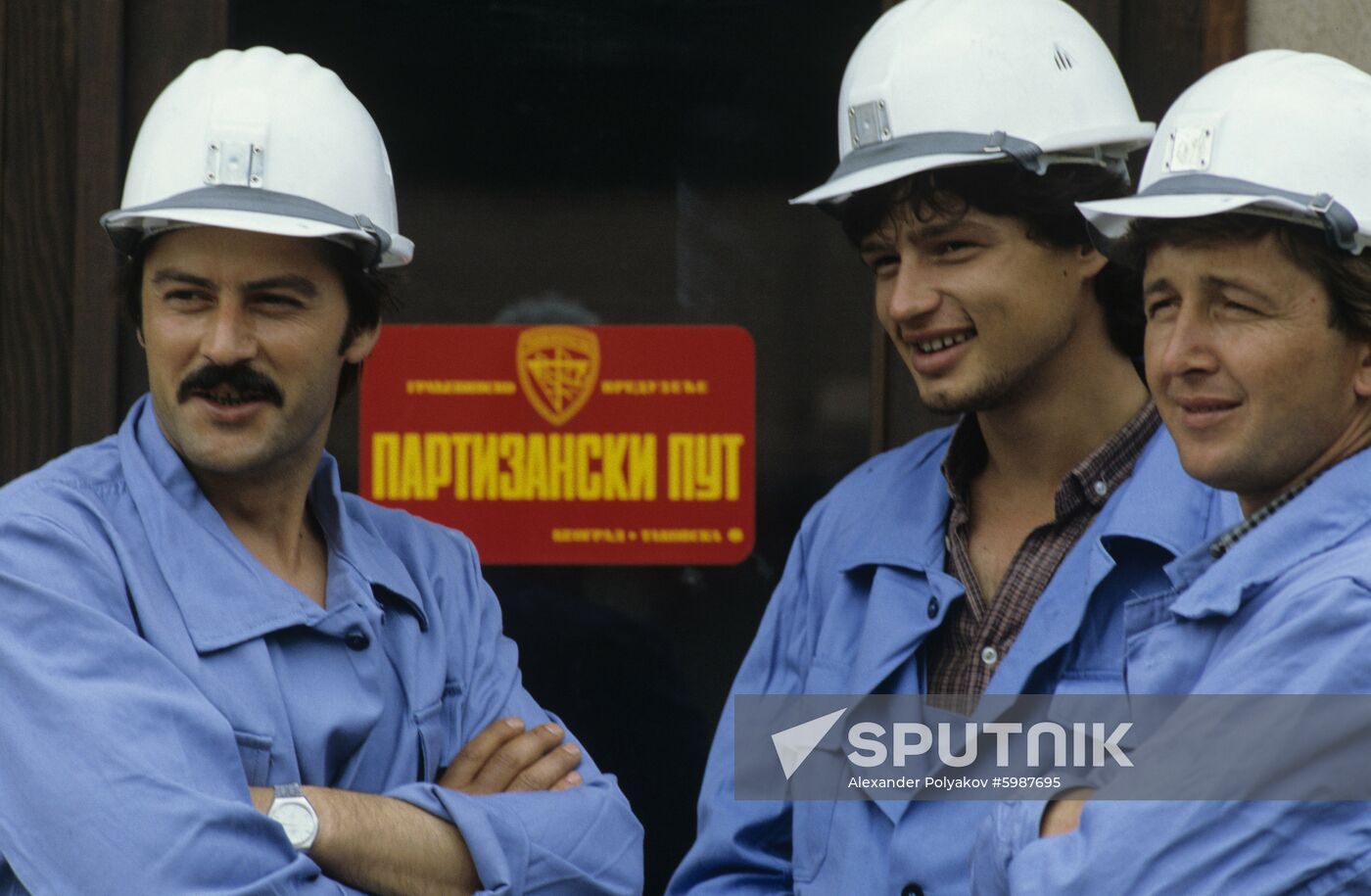 Partisan Road Yugoslavian construction team