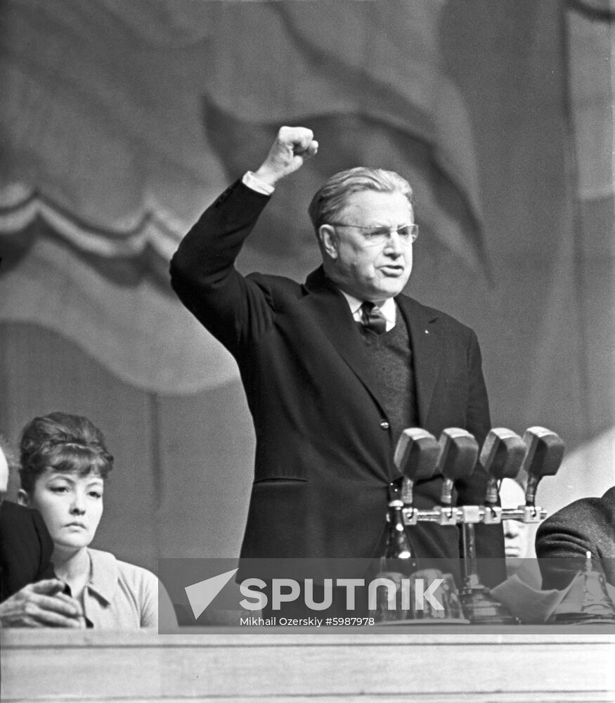 Soviet, Russian poet Alexei Surkov