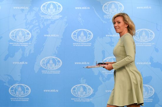 Russia Zakharova Briefing