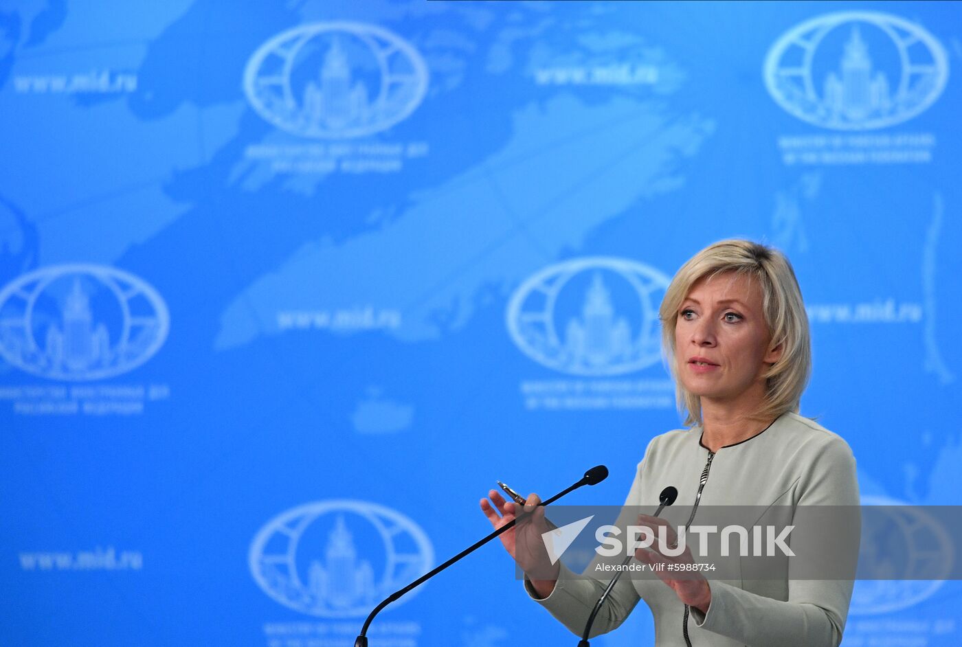 Russia Zakharova Briefing