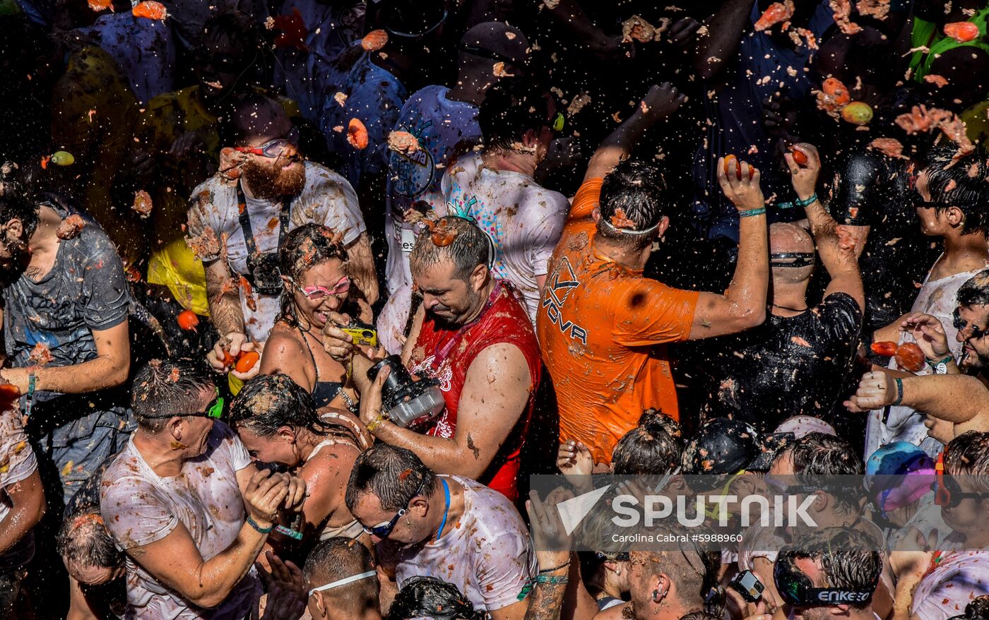 Spain La Tomatina Festival