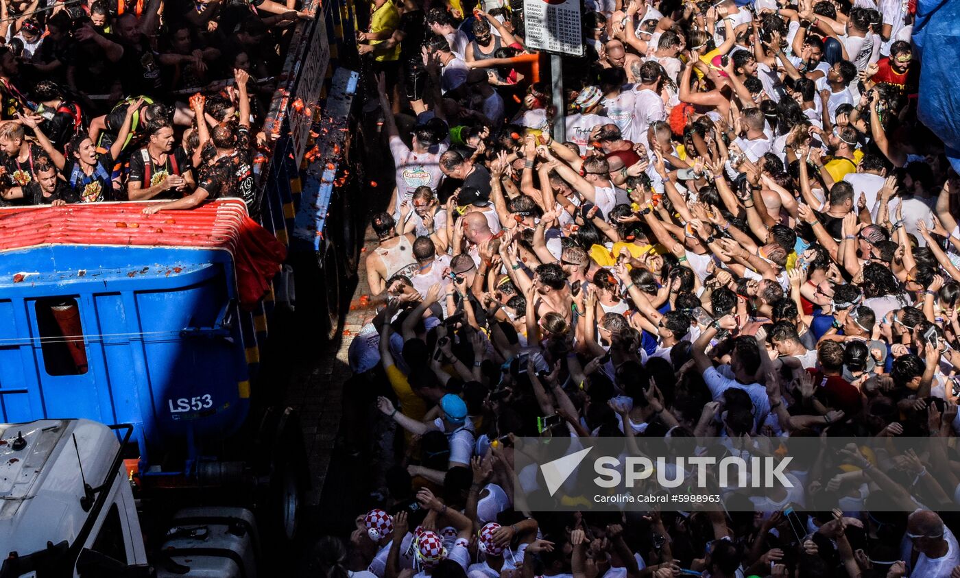 Spain La Tomatina Festival