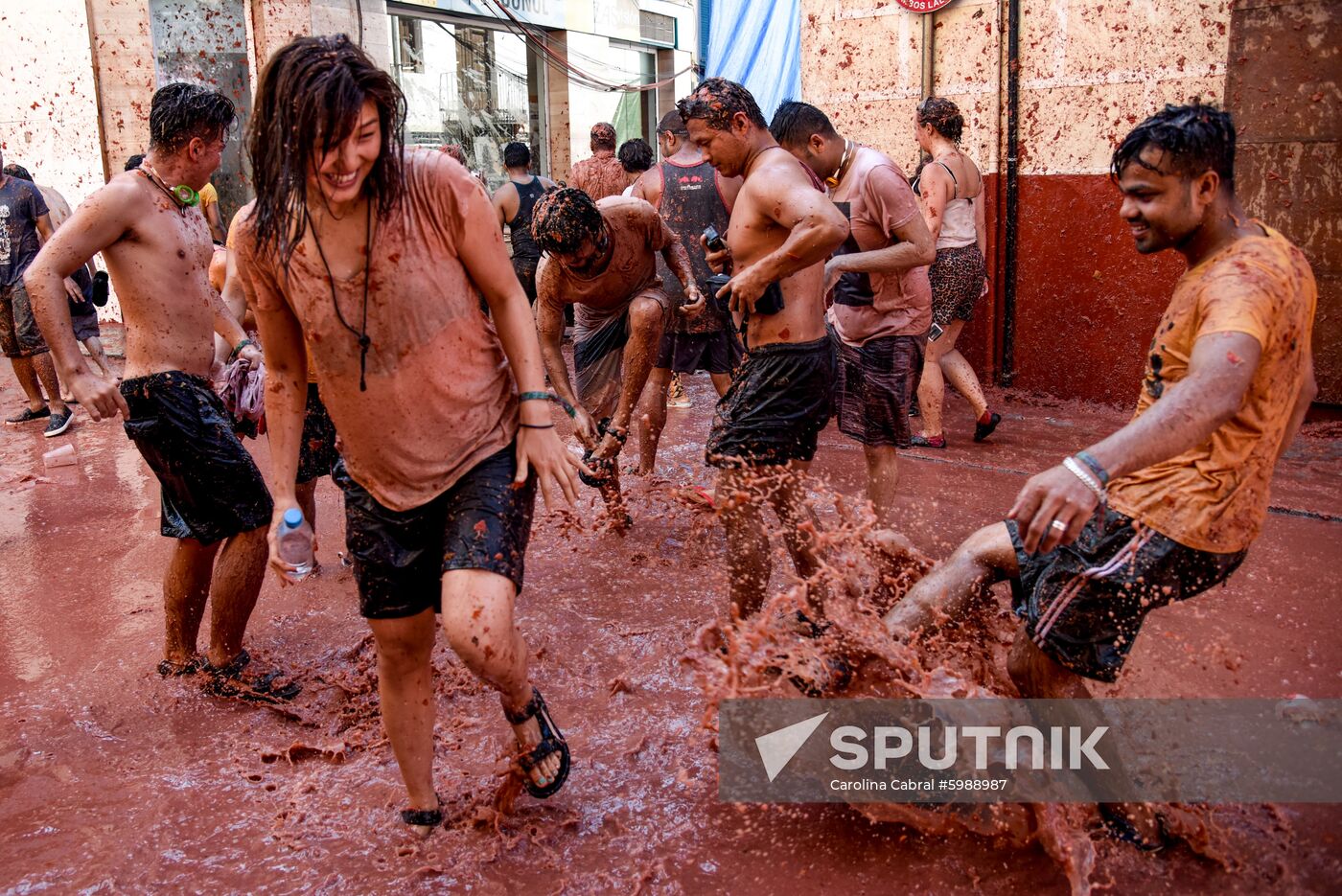 Spain La Tomatina Festival