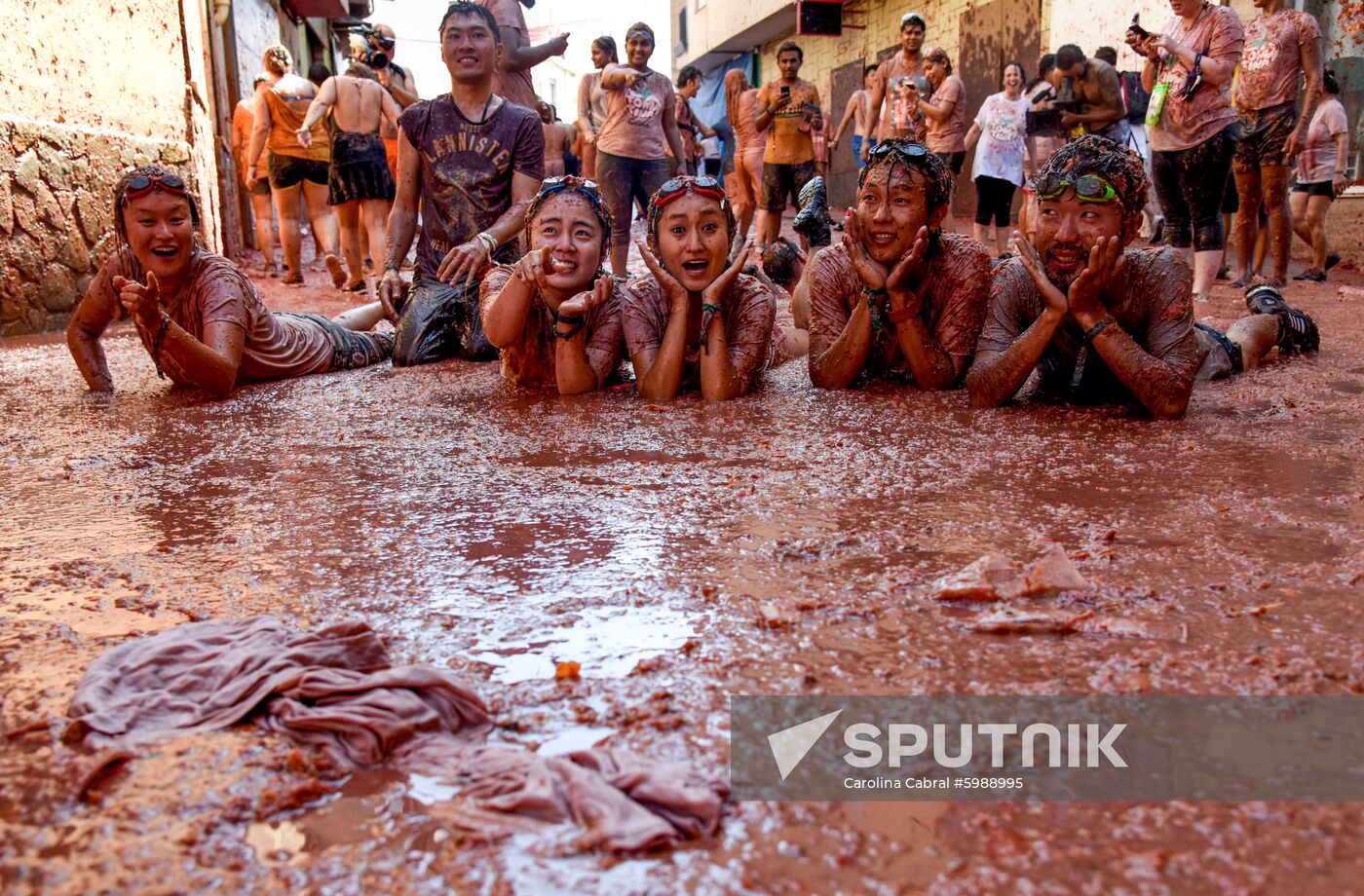 Spain La Tomatina Festival