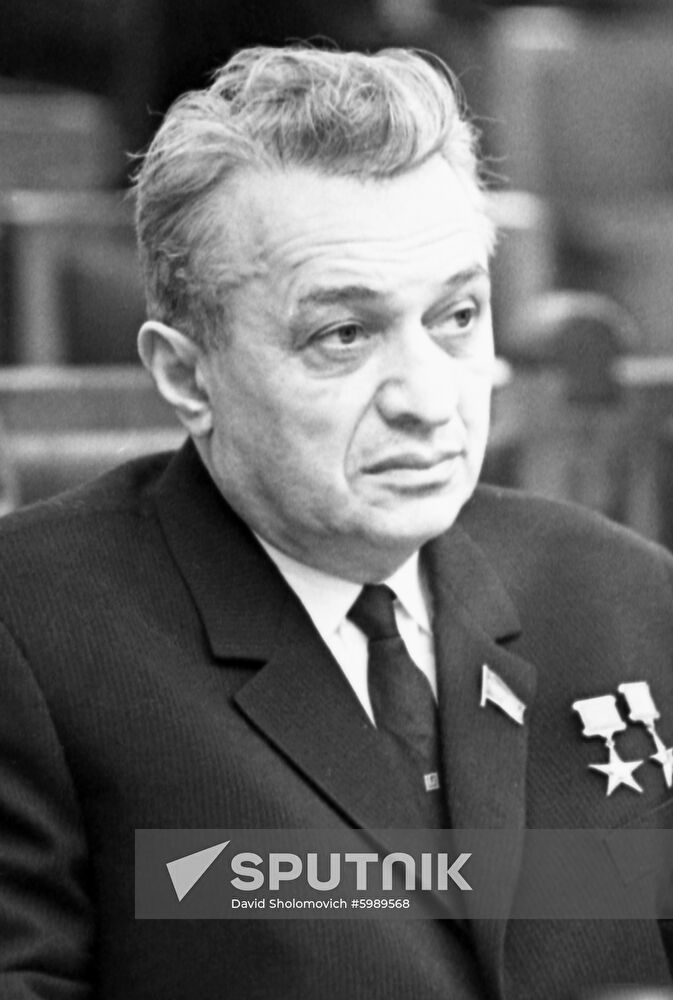 Soviet aircraft designer Artyom Mikoyan