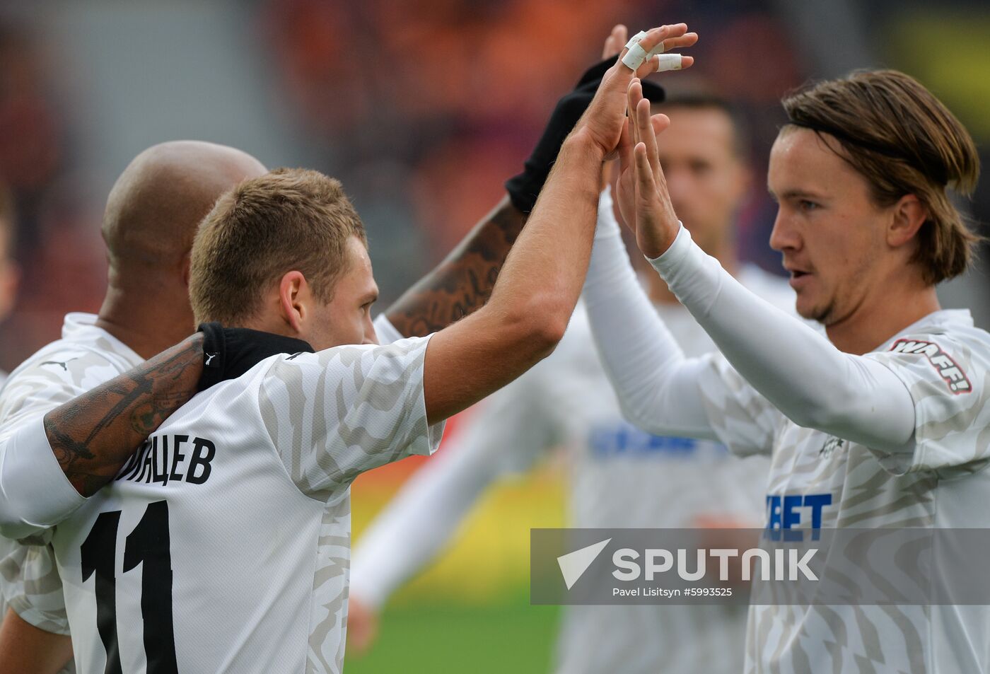 Russia Soccer Premier-League Ural - Krasnodar