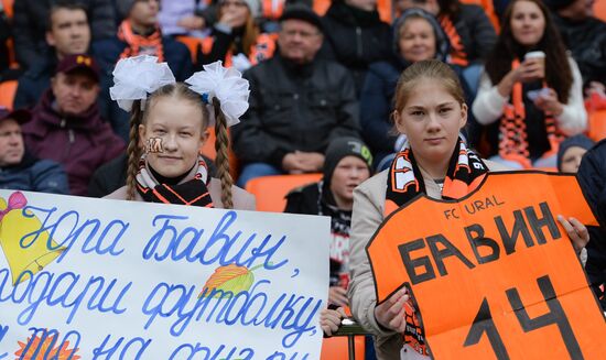 Russia Soccer Premier-League Ural - Krasnodar